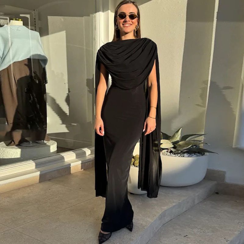 Summer Backless Ribbon High-Waist Sheath Dress