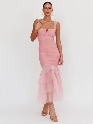 Patchwork Strap Sheath Dress for Summer