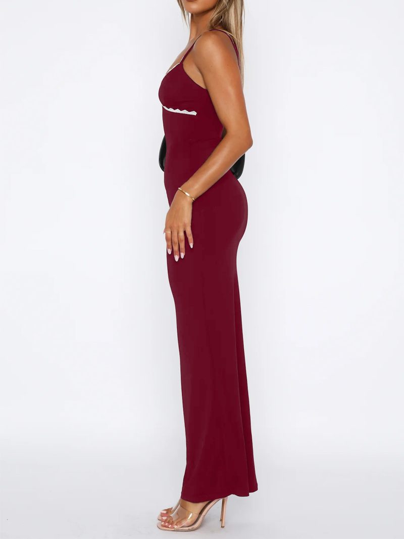 Summer Spaghetti Strap Maxi Dress for Women - Image 2
