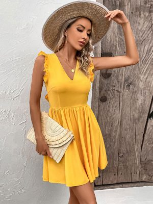 Resort-Ready Backless Dress for Summer Women