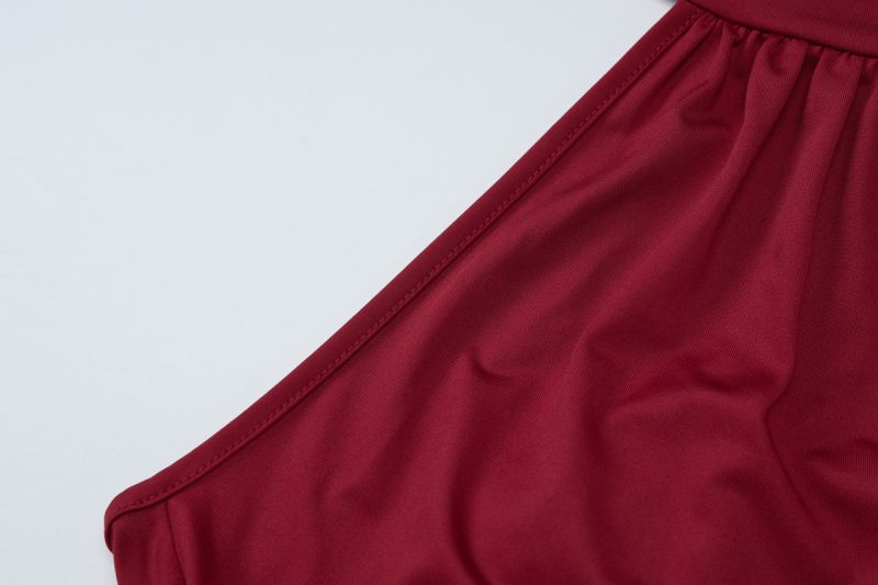 Summer Pleated Sleeveless Dress with Back Zipper - Image 4