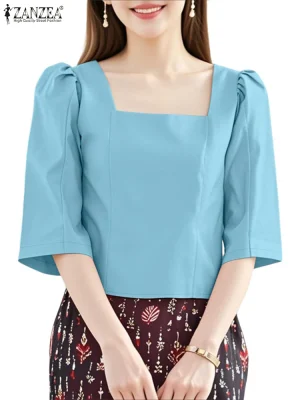 Elegant Satin Blouse for Women