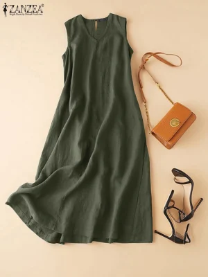 Plus Size Women’s Summer Cotton Sundress