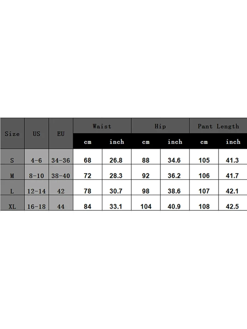 Women's Foldover Waist Wide Leg Pants Loose Baggy Trousers - Image 7