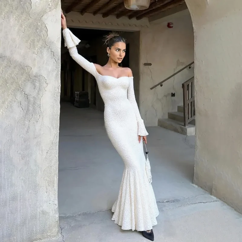 Sexy Lace Strapless Party Dress - Image 6