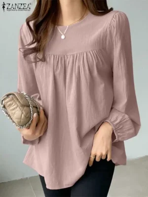 Women’s Autumn Solid Blouse