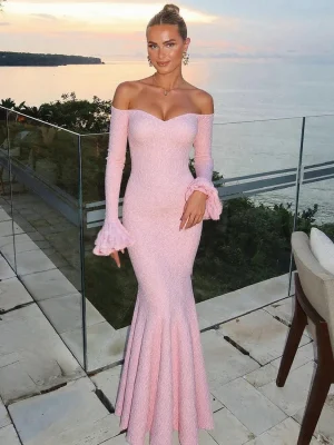 Sexy Lace Strapless Party Dress