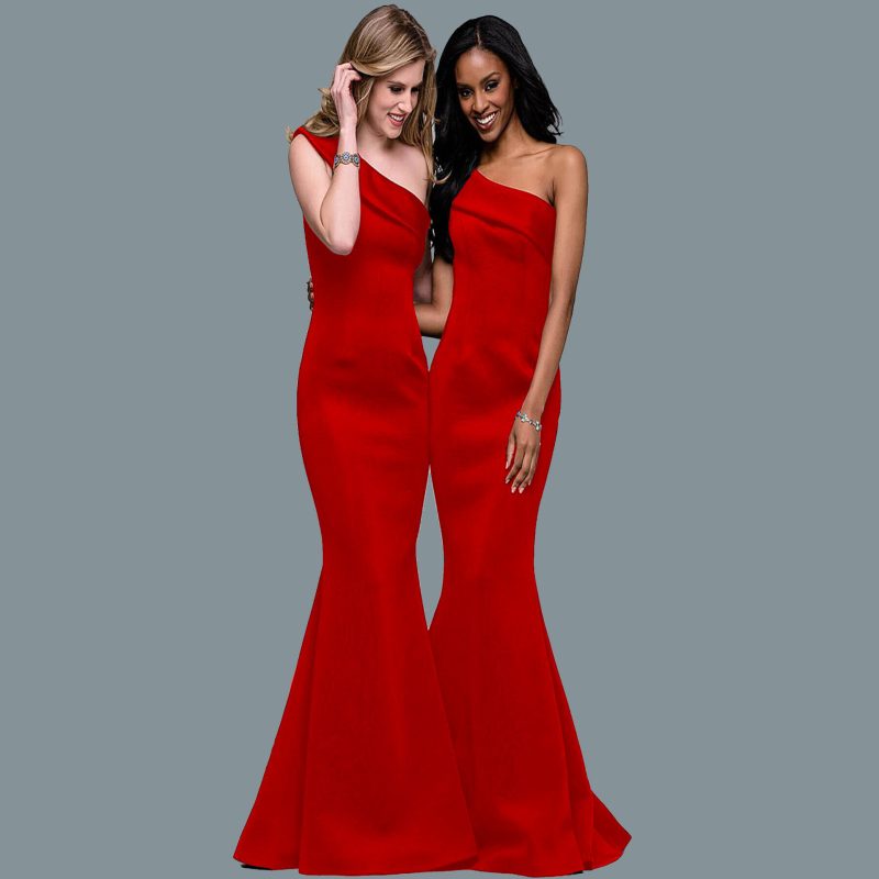 Women’s One-Shoulder Long Formal Evening Dress
