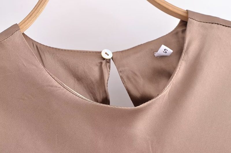 Autumn Round Neck Slim High Waist Dress - Image 4