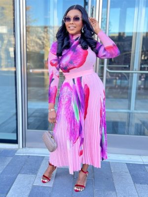 Women’s Casual Plus Size Loose Long Dress