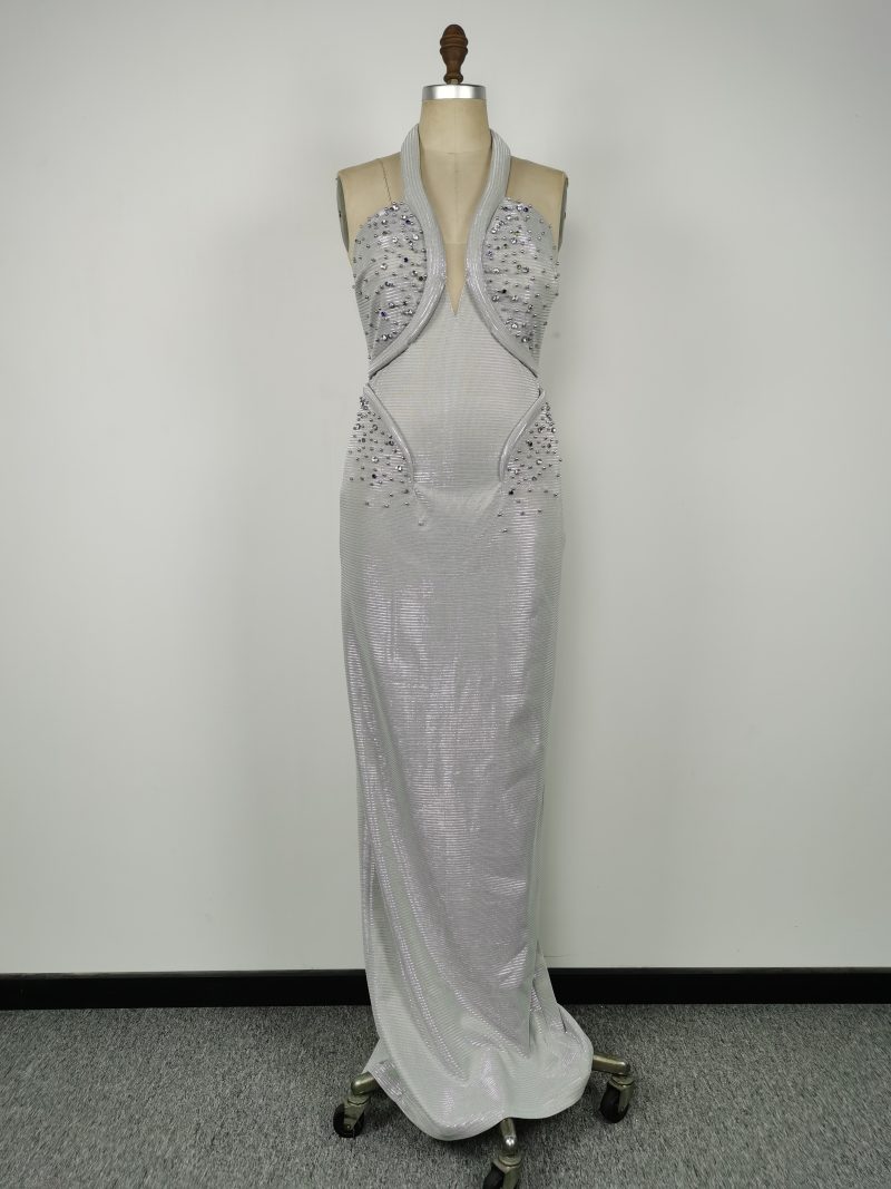 Women’s Sequined Cocktail Sheath Evening Dress - Image 3