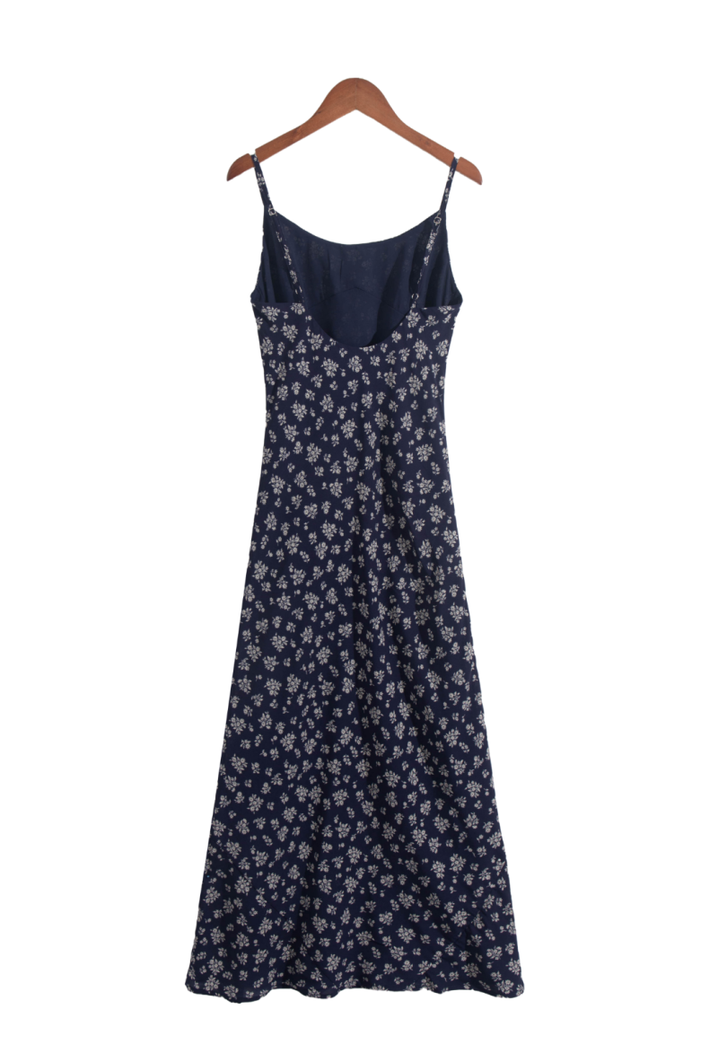 Fall Floral Print Off Shoulder Swing Dress - Image 4