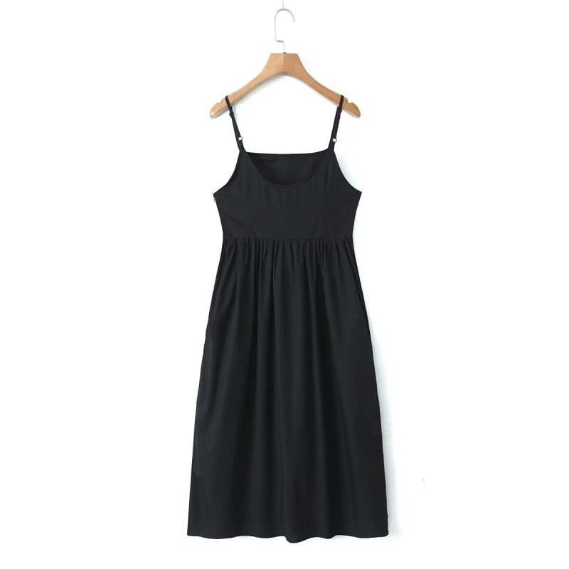 Summer French Bow Strap Tube Top Maxi Dress - Image 4