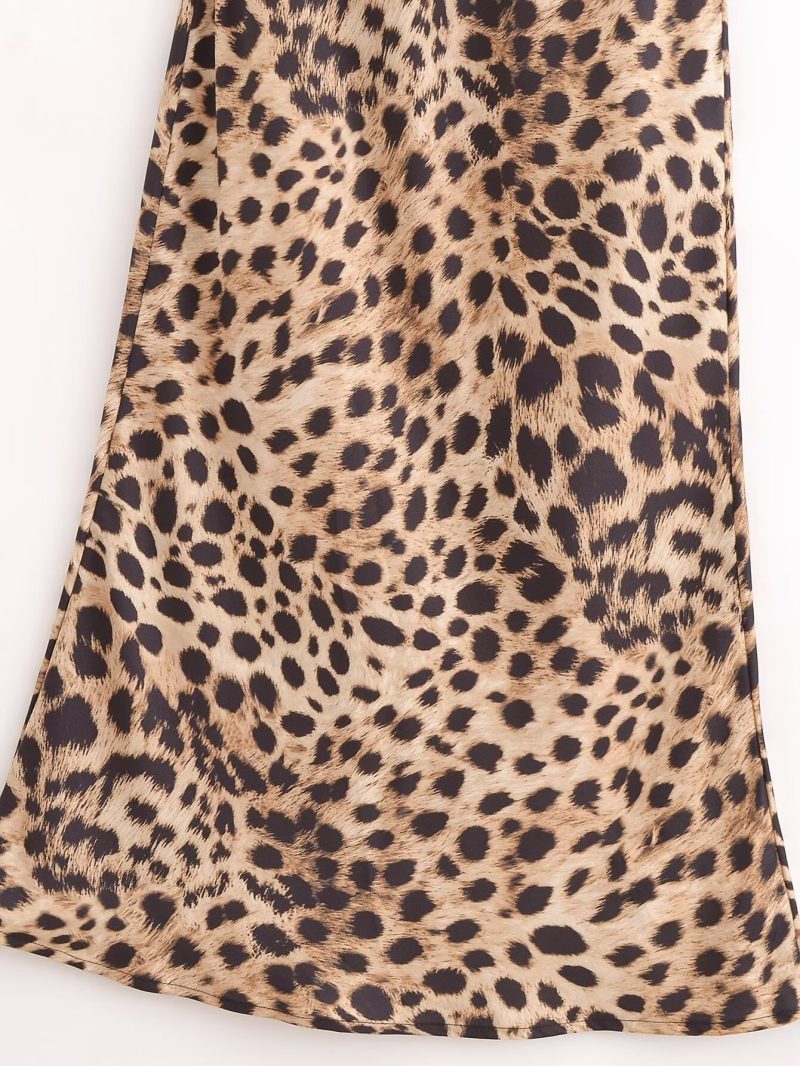 Women’s Silk Satin Midi Slip Dress Lingerie - Image 3