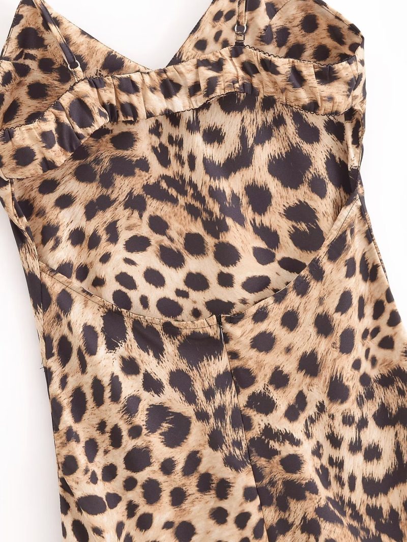 Women’s Silk Satin Midi Slip Dress Lingerie - Image 4