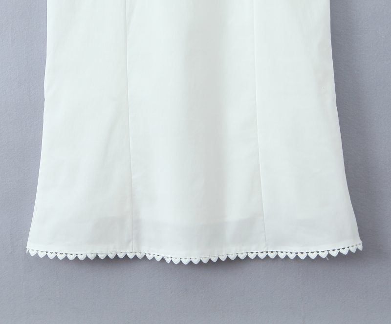 French V-Neck Lace-Up Backless Fishtail Maxi Dress - Image 4