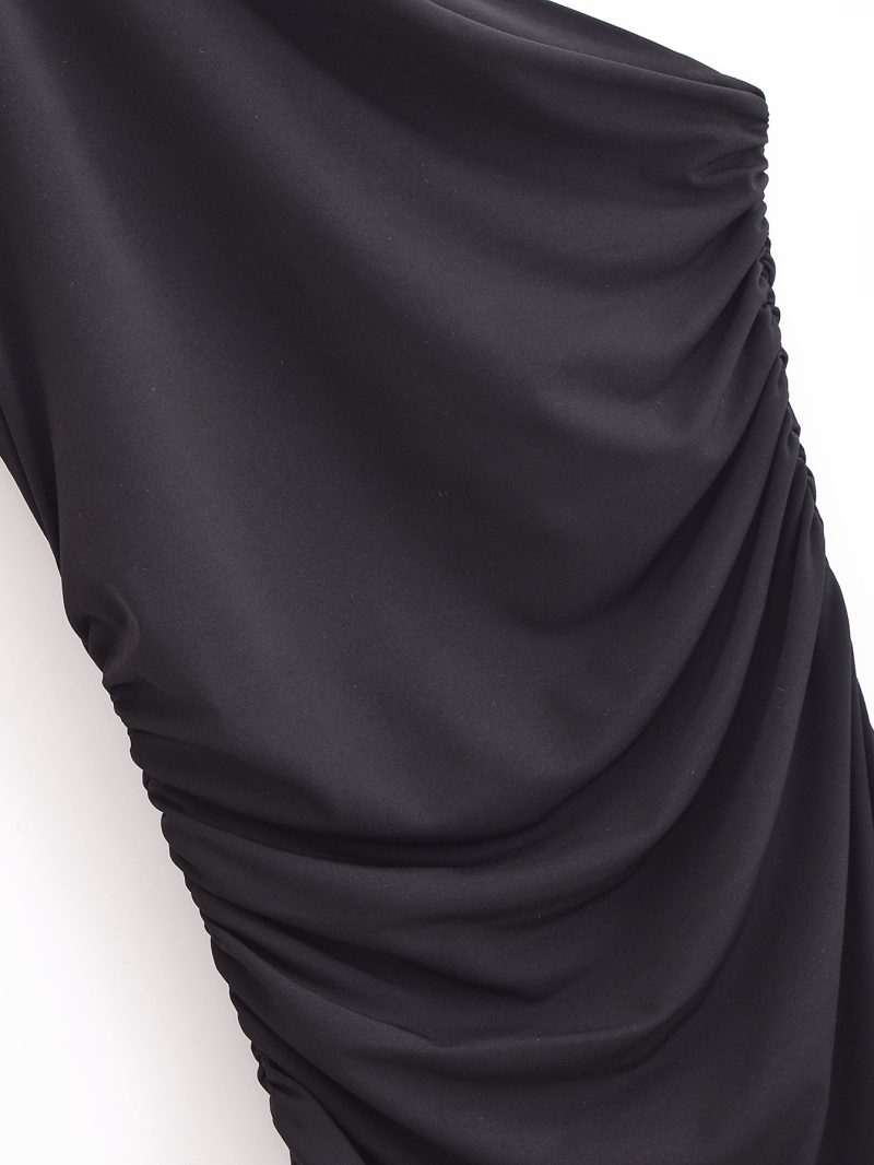 Flowy Asymmetric Midi Dress for Summer Women - Image 3