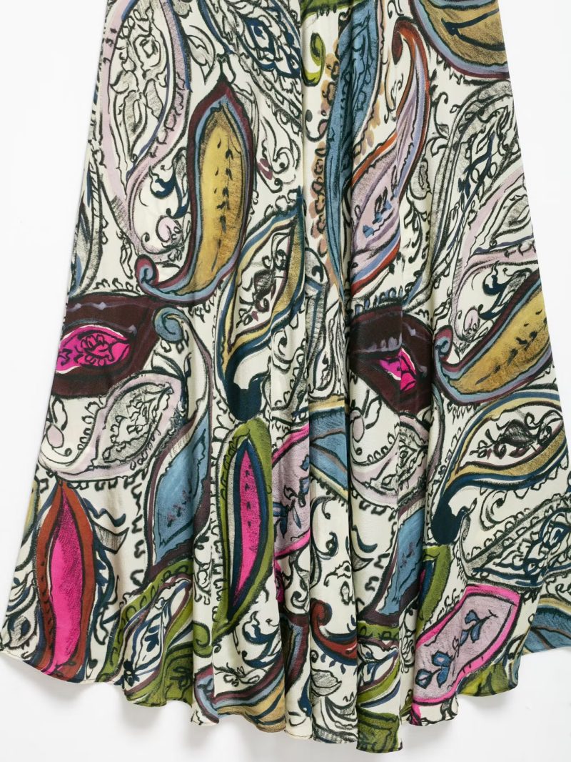 Women’s Summer Floral Printed Halter Neck Dress - Image 3