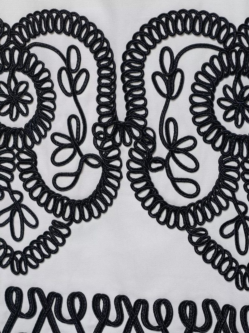 Summer Round Neck Sleeveless Embroidered Casual Dress - Image 4