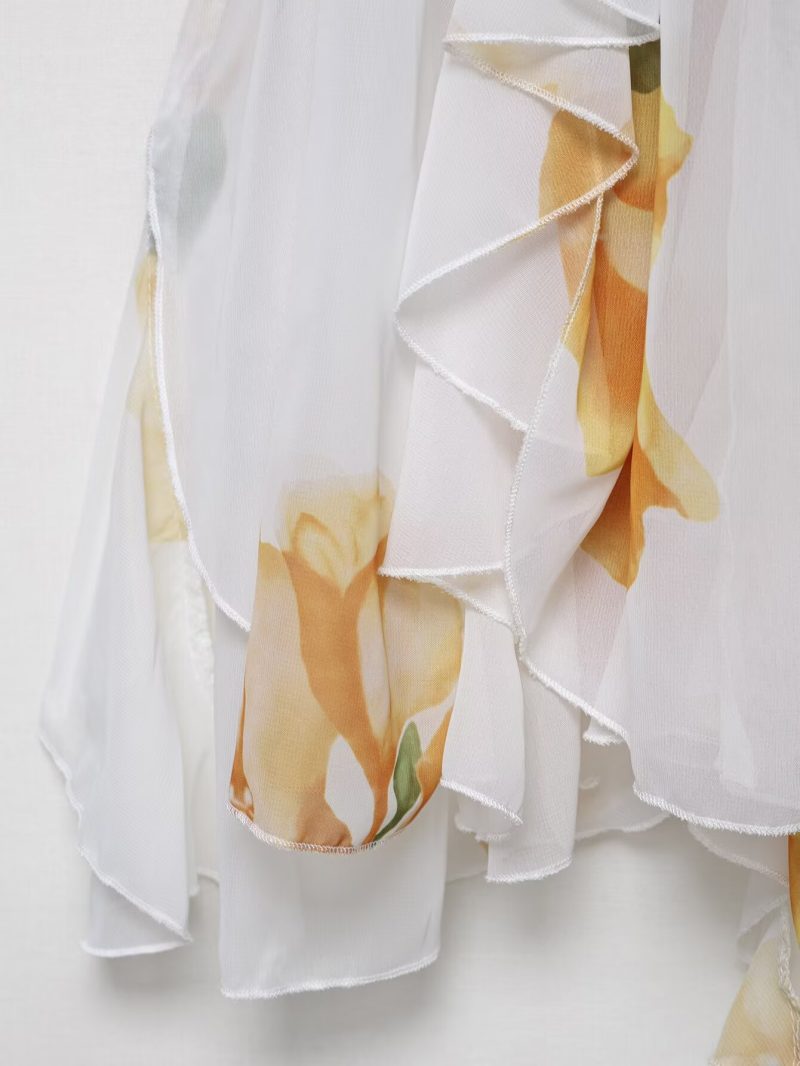 French Style Women’s Summer Vacation Print Dress - Image 4