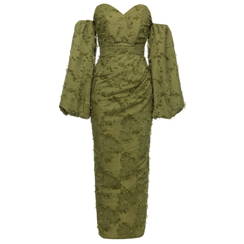 Women’s Strapless Slim Long Evening Dinner Dress - Image 2