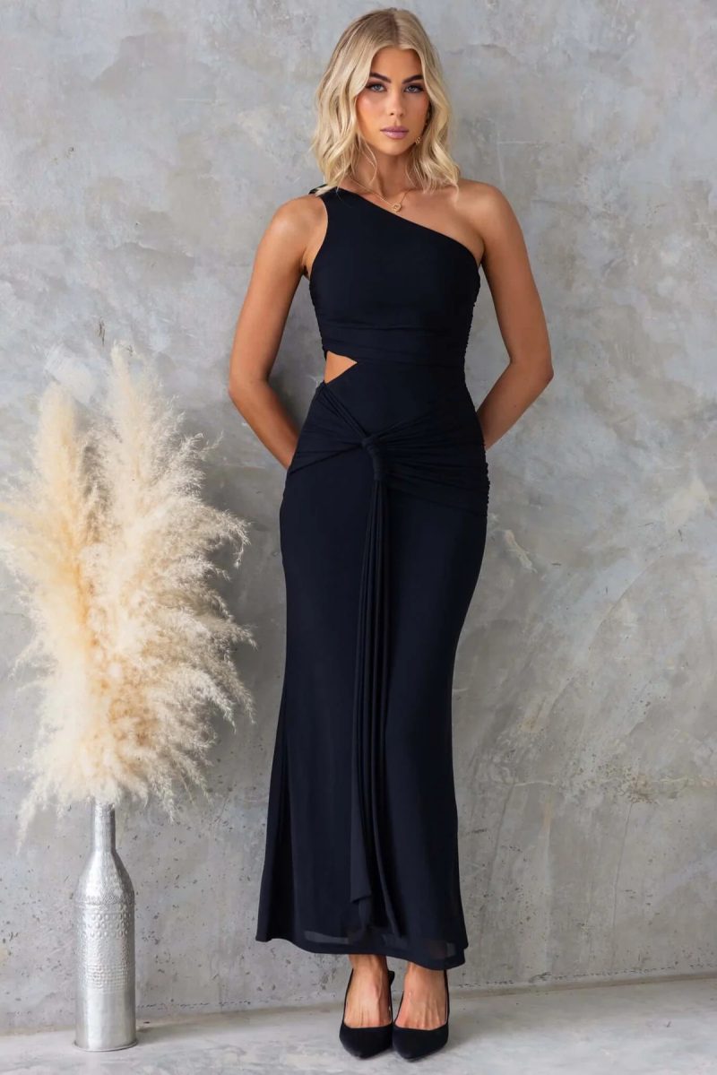 Summer Elegant One-Shoulder Lacing Dress for Women - Image 3