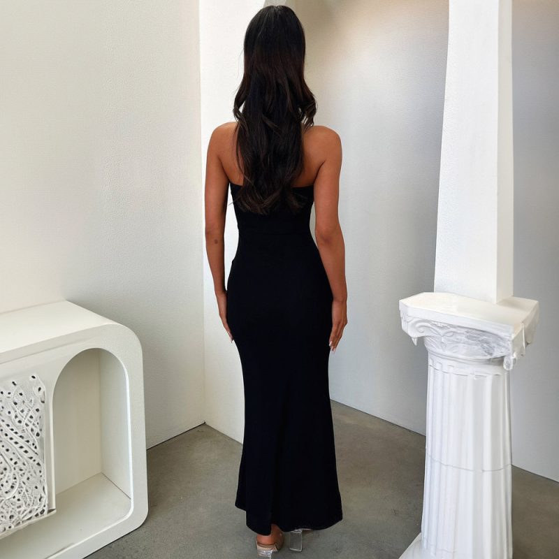 Women’s Solid Color Corset Bodycon Summer Dress - Image 3