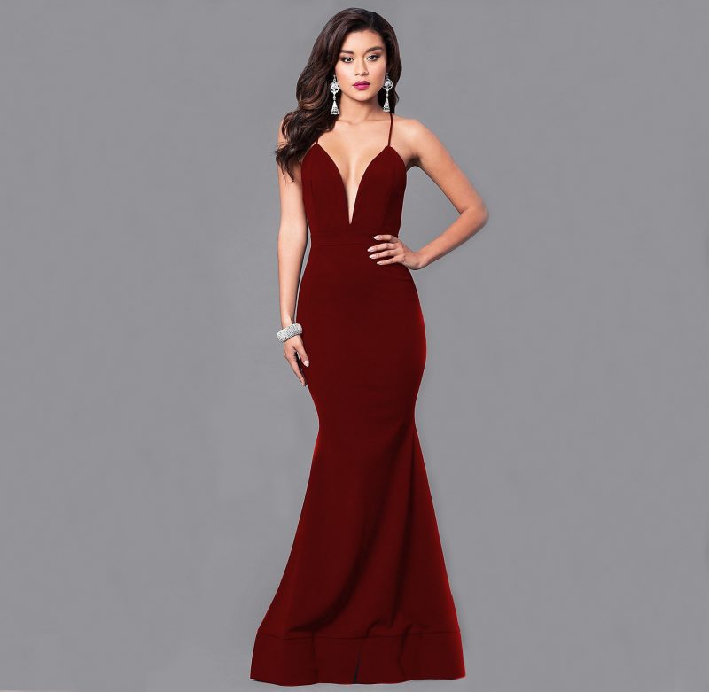Elegant Backless Cross Strap Maxi Dress for Women - Image 4