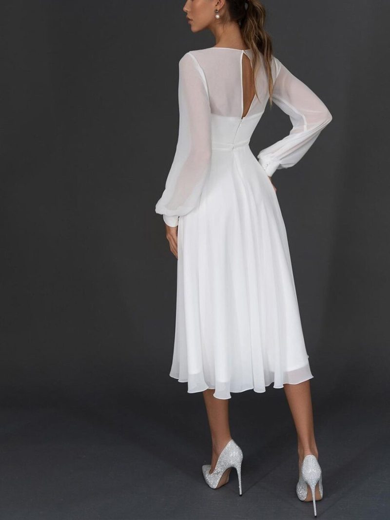 Spring Summer Women’s Chiffon Mesh Maxi Dress - Image 3