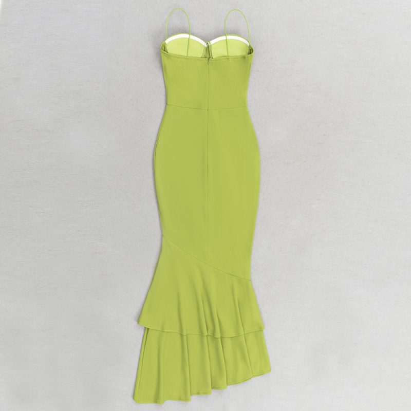 Elegant Sling Slim Tiered Dinner Party Dress - Image 3