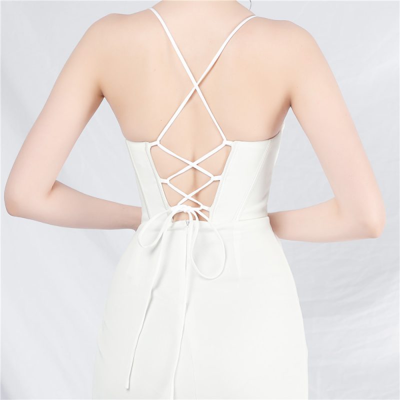 High End Corset Camisole Boned Evening Dress - Image 2