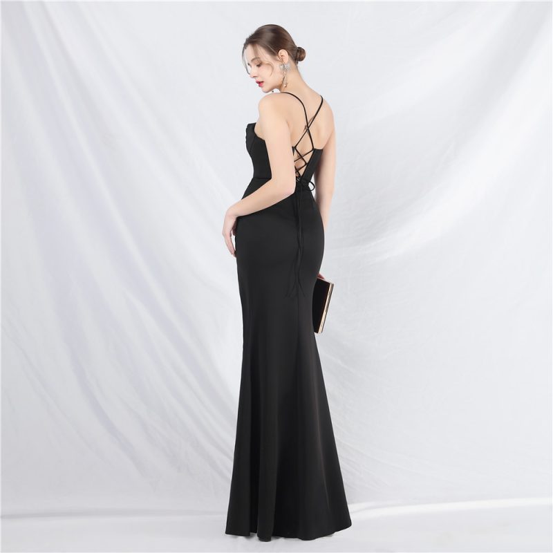 High End Corset Camisole Boned Evening Dress - Image 4
