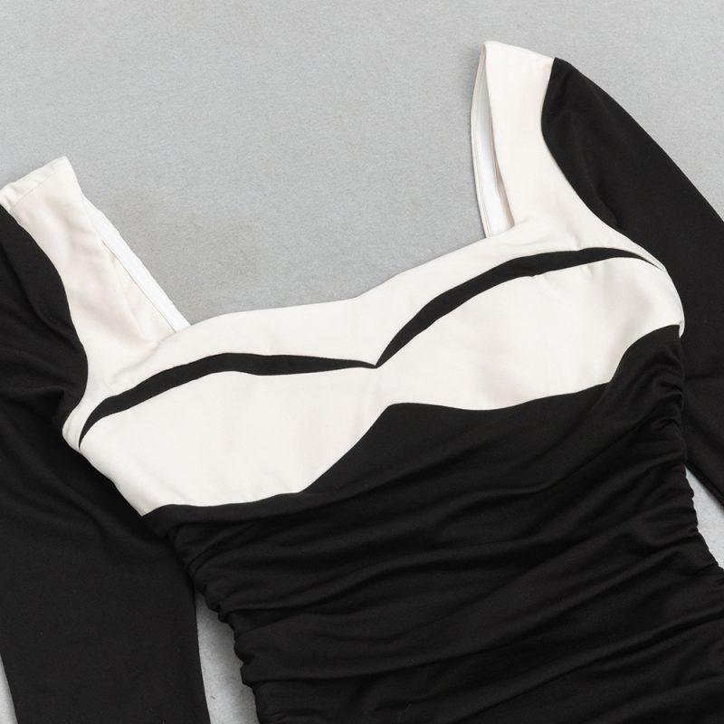 Spring Summer Tube Top Long Sleeve Dress - Image 3