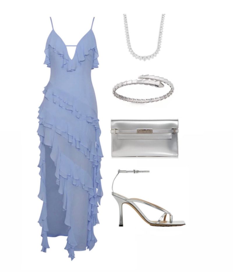 Solid Color Sling Asymmetric Irregular Women’s Dress - Image 2