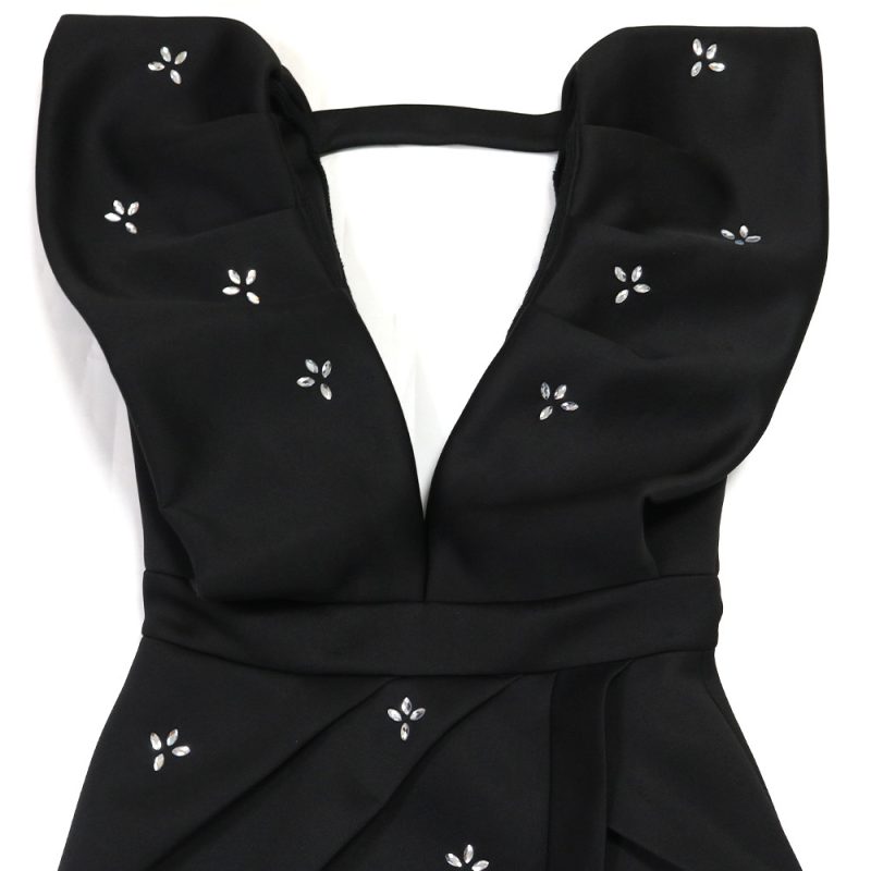Deep V Plunge Hip-Drilling Party Dress - Image 4