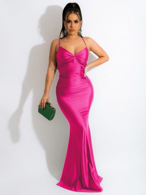 Women’s Popular Slim Sling Sheath Dress
