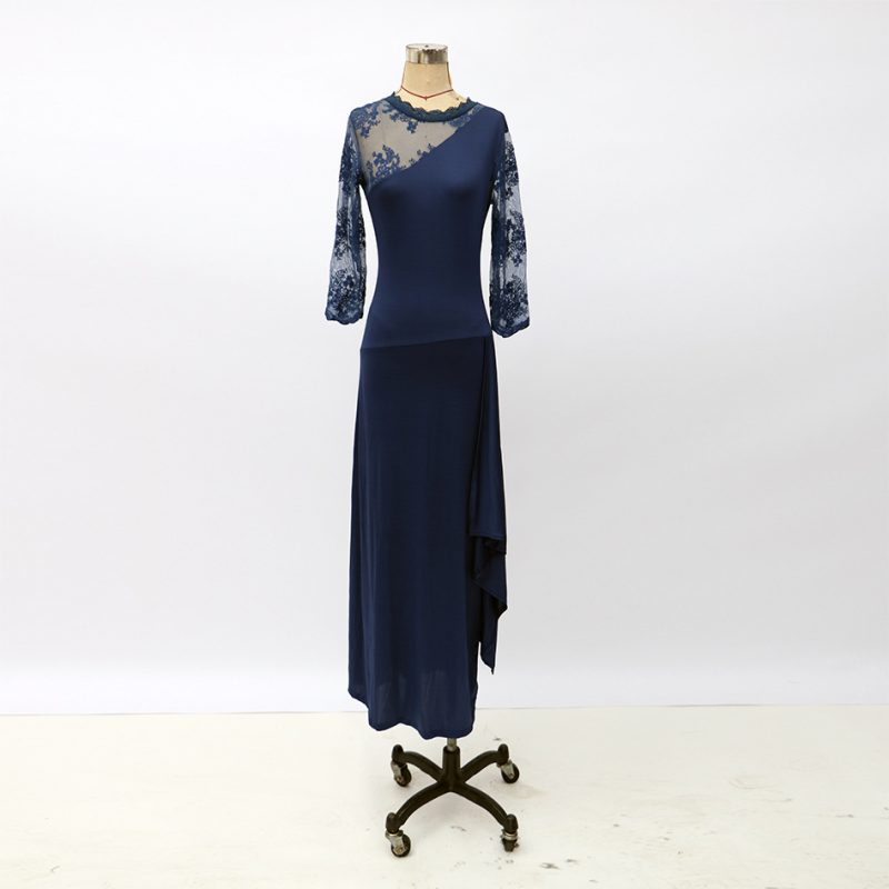 Women’s Long Lace See Through Wedding Dress - Image 4