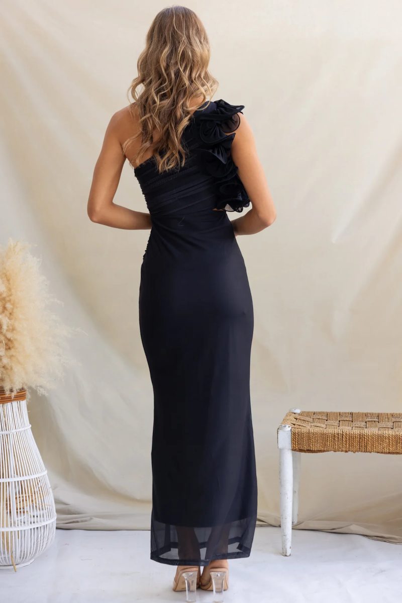Summer Mesh Shoulder Slim Fit Women’s Dress - Image 4