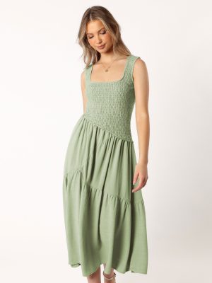 Elegant French Backless U-Neck Sleeveless Summer Dress