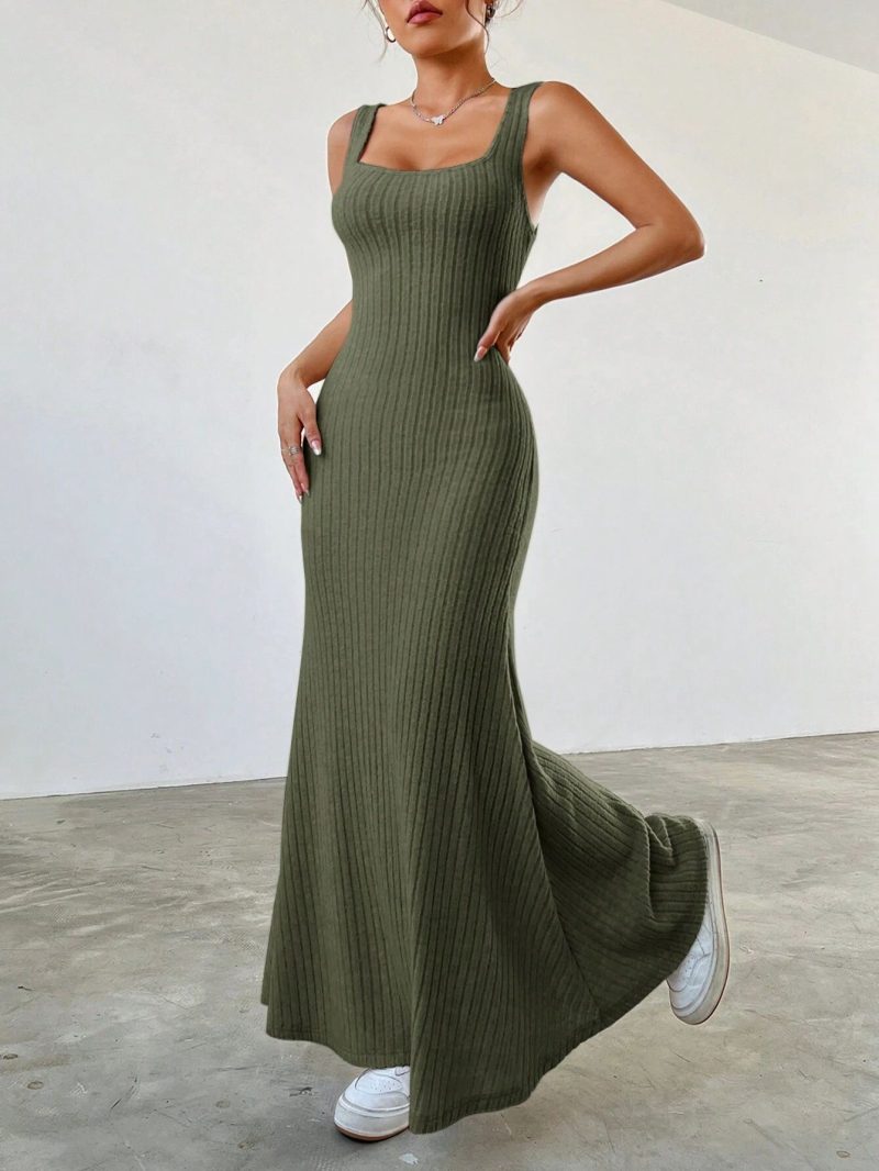 Elegant Women’s Winter Long Sleeve Vest Dress - Image 4