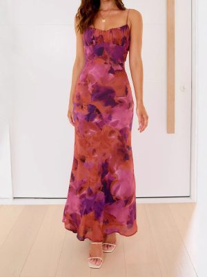Women’s Summer Tie Dye Backless Hollow Dress