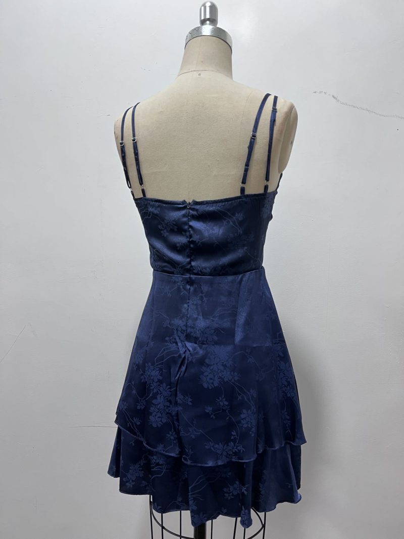 Summer V-Neck Strappy Backless Evening Women’s Dress - Image 4