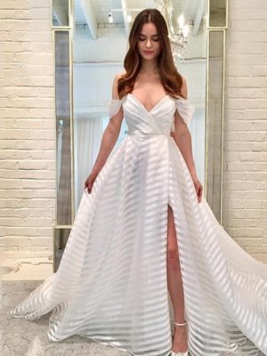 Summer White See Through Deep V Plunge Dress