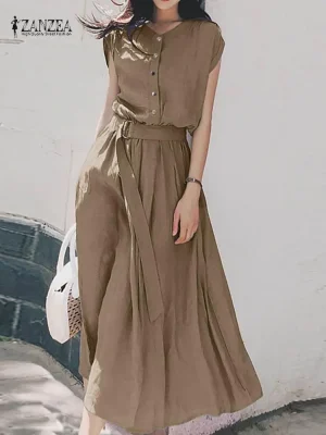 2025 Summer Elegant Midi Dress