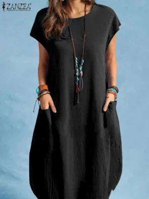 Oversized Cotton Summer Sundress