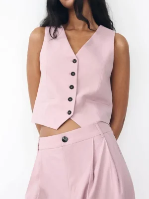 Women’s V-Neck Sleeveless Vest