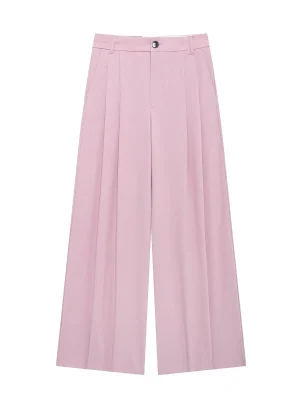 Women’s 2025 High Waist Straight Pants
