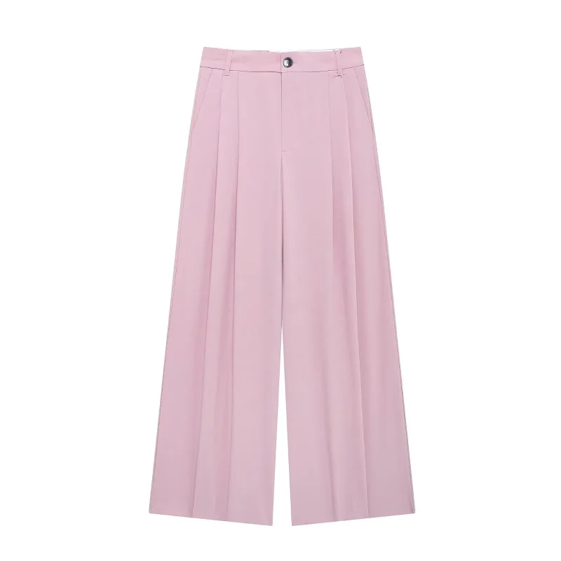 Women’s 2025 High Waist Straight Pants
