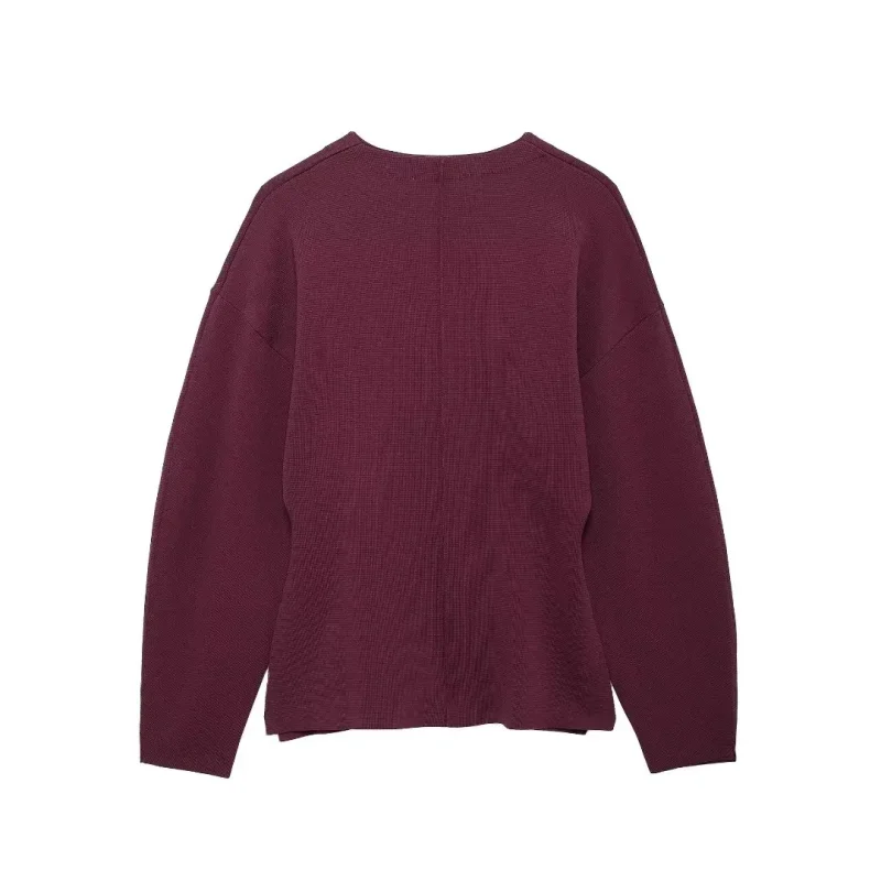 Women’s Elegant Knit Cardigan & Mini Skirt Set - Image 5