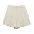 beige shorts
